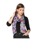 Multicolor Geometrical Printed Scarf