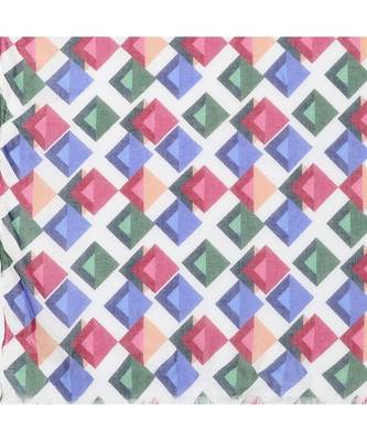 Multicolor Geometrical Printed Scarf 6