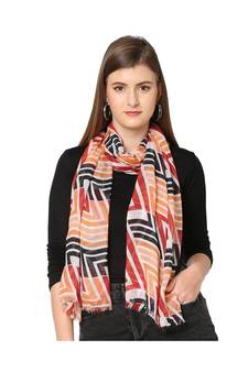 Multicolor Geometrical Printed Scarf