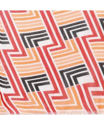 Multicolor Geometrical Printed Scarf 6
