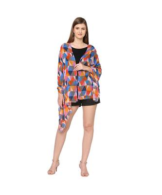 Multicolor Geometrical Printed Scarf 4