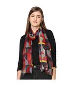 Multicolor Geometrical Printed Scarf