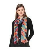 Multicolor Geometrical Printed Scarf