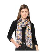 Multicolor Geometrical Printed Scarf