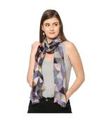 Multicolor Geometrical Printed Scarf