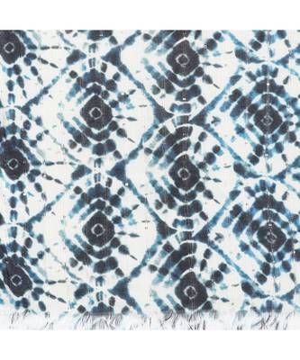 White Sequins Printed Scarf 5