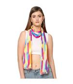 Multicolor Sequins  printed Scarf