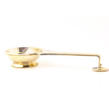 ROLIMOLI Brass Table Kapoor Aarti Dhuni Diya 23CM 1