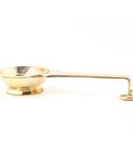 ROLIMOLI Brass Table Kapoor Aarti Dhuni Diya 23CM