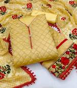 Gopinathji Fashion Unstich New Suit & Dupata