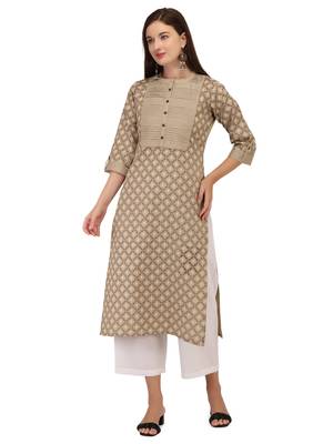Chiku printed cotton long-kurtis 4