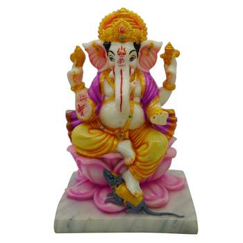 Lord Ganapati  Idol for Success & Gifts (7x6x11) 1