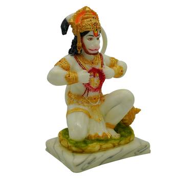 Lord Cheer Haran Hanuman Idol For Home Decoration (5x3.5x8.5) 3