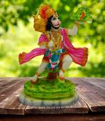 Lord Hanuman caring mountain Idol For Home Decoration (5x3.5x8)