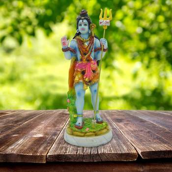 Lord Shiv Ji Idol For Home Decoration (3x3x9) 1
