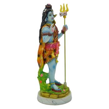 Lord Shiv Ji Idol For Home Decoration (3x3x9) 3