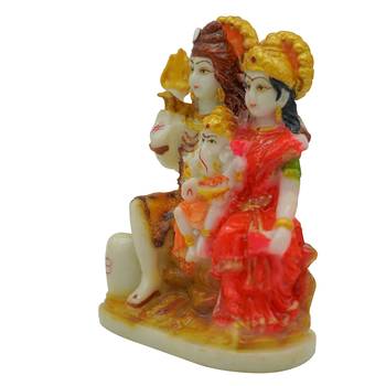 Shiva Family For Pooja Room Decoration (3x1.5x4) 2