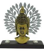 Gallery99 Buddha Taj Idol Under A Tree (5x2x4.5)