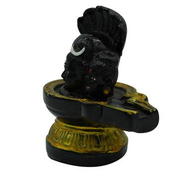 Gallery99 Black Stone Shiv Ling Statue For Temple/Home (3.5x2.5x4) 2