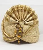 Traditional Cream Wedding Safa Turban