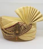 Cream Wedding Safa Turban