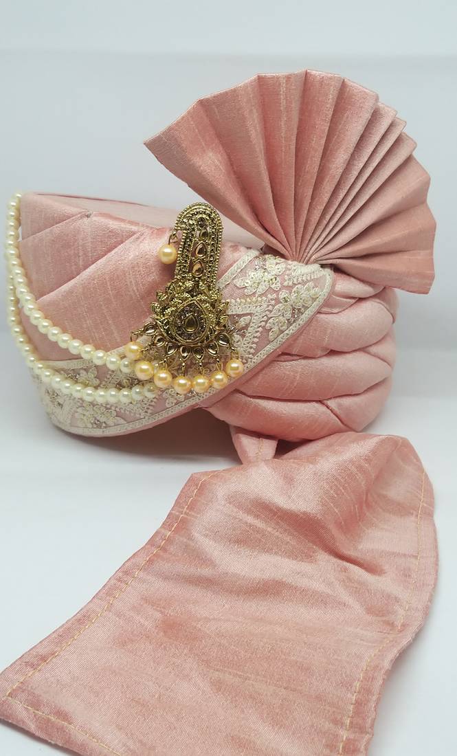 Pink Wedding Safa Turban