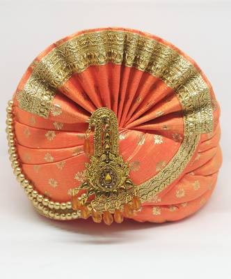 Orange Groom Safa Turban 1