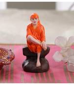 Gallery99 Handpainted Dwarka Sai Baba Idol For Home Decoration(1.5x1.2x3.5)