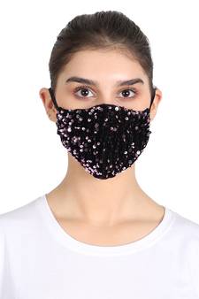 3-Ply Reusable Sculpted Sequin Fashion Mask