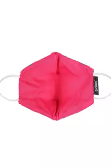 3-Ply Pink & Multi Cotton Jacquard Fabric Fashion Mask With Mobile Sling