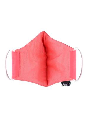 3-Ply Reusable Pink & Multi Floral Embroidered Cotton Fabric Fashion Mask 5