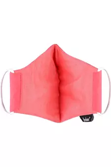 3-Ply Reusable Pink & Multi Floral Embroidered Cotton Fabric Fashion Mask