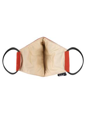 3-Ply Reusable Rust & Multi Embroidered Cotton Fabric Fashion Mask 5