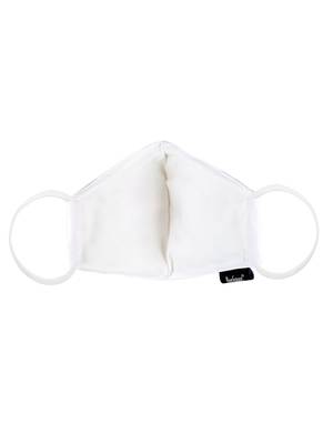 3-Ply Reusable White & Multi Floral Embroidered Cotton Fabric Fashion Mask 5