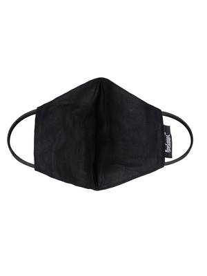 3-Ply Reusable Black & Pink Floral Embroidered Cotton Fabric Fashion Mask 4
