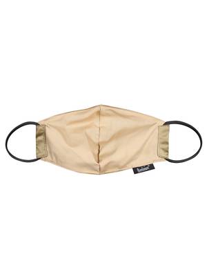 3-Ply Beige & Multi Faux Silk Embellished Fabric Fashion Mask 5