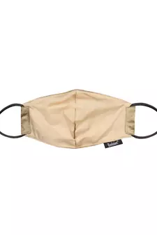 3-Ply Beige & Multi Faux Silk Embellished Fabric Fashion Mask