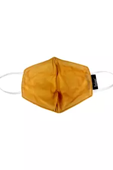 3-Ply Gold & Multi Faux Silk Embellished Fabric Fashion Mask