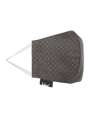 3-Ply Dark Green & Grey Cotton Printed Fabric Fashion Mask 4