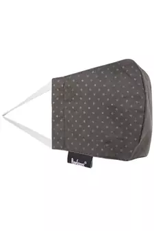 3-Ply Dark Green & Grey Cotton Printed Fabric Fashion Mask