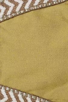 3-Ply Reusable Mustard & White Poly Silk Fabric Fashion Mask