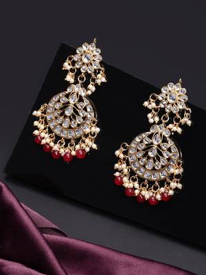 Red Brass Alloy   Earring 1