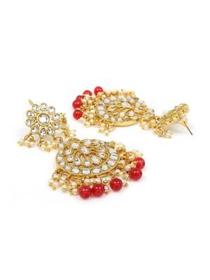 Red Brass Alloy   Earring 3