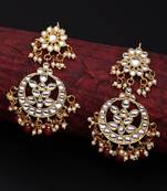 White Brass Alloy   Earring