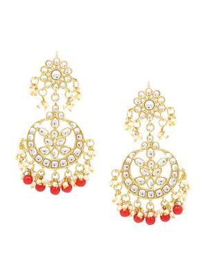White Brass Alloy   Earring 2