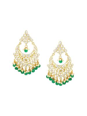 Green Brass Alloy   Earring 1