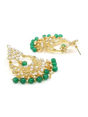 Green Brass Alloy   Earring 2
