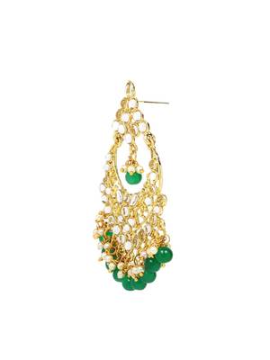Green Brass Alloy   Earring 3