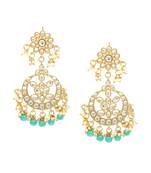 Green Brass Alloy   Earring