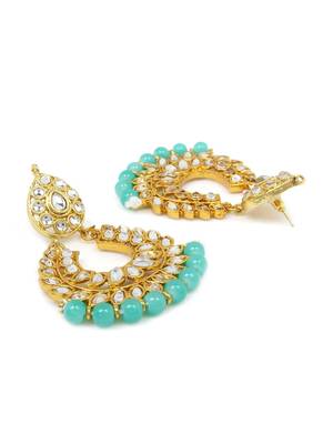 Green Brass Alloy   Earring 2